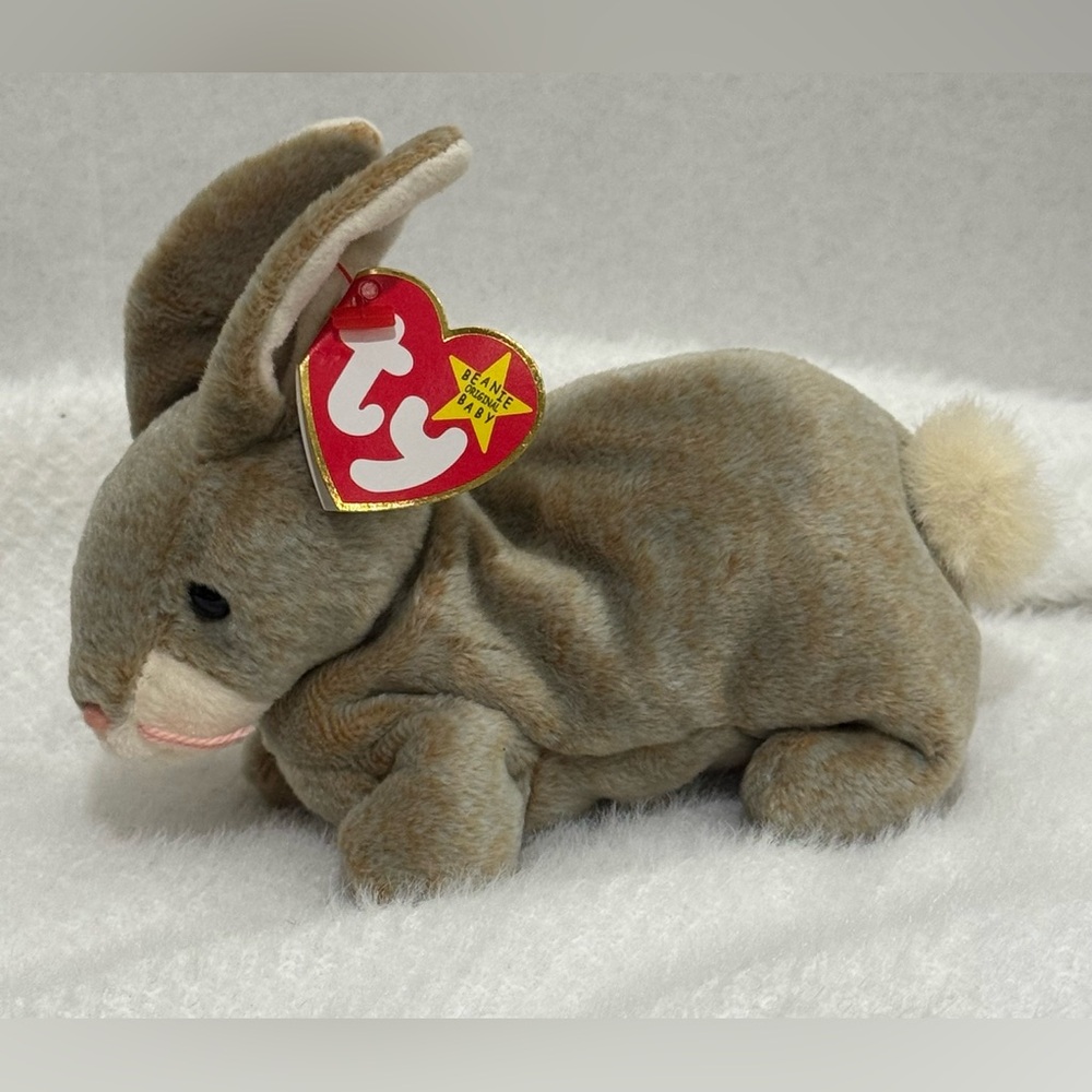 1998 Vintage TY Baby Nibble the bunny rabbit
